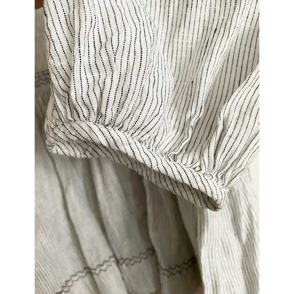 Wiggy Kit Striped Linen "Libertine" Top, size Large - Picture 3 of 7